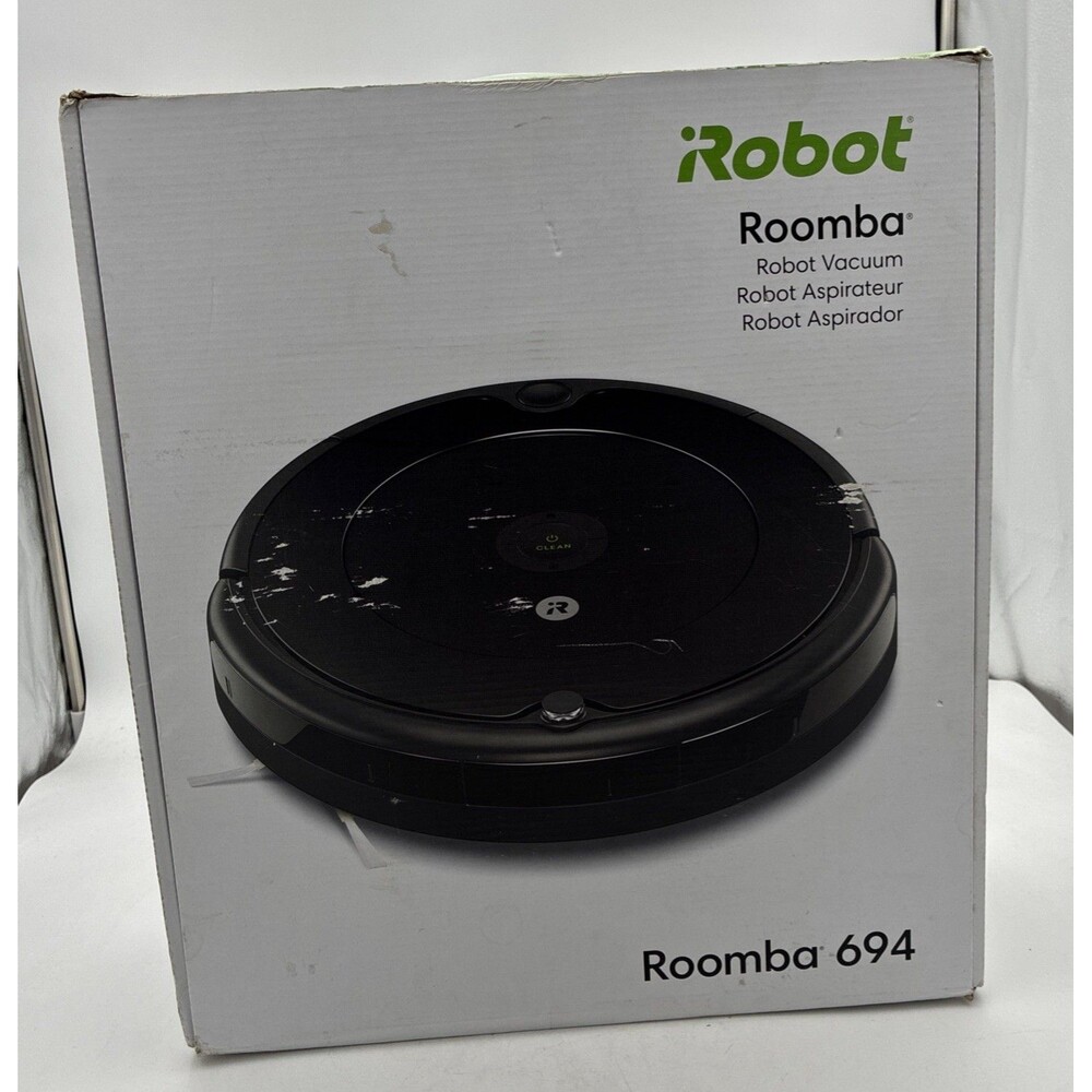 iRobot Roomba 694 Robotic Vacuum Cordless Bagless Wi‑Fi Black